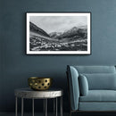 Schapen landschap poster