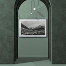 Schapen landschap poster