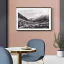 Schapen landschap poster