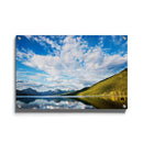 Rivier landschap poster