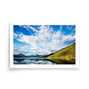 Rivier landschap poster