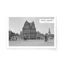 Grote markt Groningen '45 op poster