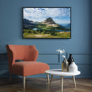 Berg landschap poster