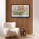 Hokusai - Chrysanthemums and Horsefly - Walljar