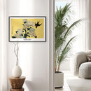 Hokusai - Hydrangea and Swallow - Walljar