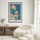 Hokusai - Peonies and Canary - Walljar