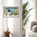 Hokusai - The Suspension Bridge - Walljar