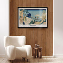 Hokusai - The Suspension Bridge - Walljar