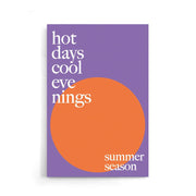 Hot Days Cool Evenings - Walljar