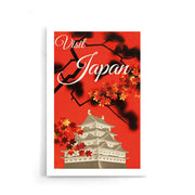 Japan Rode Tempel - Walljar