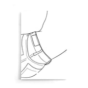 Line art poster