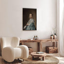 Johannes Cornelisz - Portret van een meisje in het blauw - Walljar