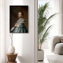 Johannes Cornelisz - Portret van een meisje in het blauw - Walljar