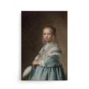Johannes Cornelisz - Portret van een meisje in het blauw - Walljar