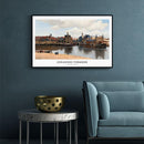 Gezicht op delft poster