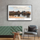 Gezicht op delft poster