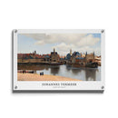 Gezicht op delft poster