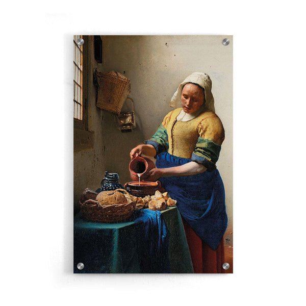 Johannes Vermeer - Het Melkmeisje II - Walljar