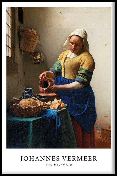 Buy Johannes Vermeer - The Milkmaid painting | walljar.com