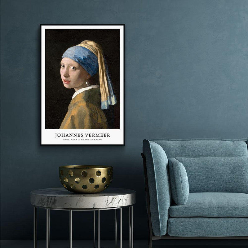 Vermeer Meisje met de Parel Poster Kunst Aan de Muur Vermeer Meisje met de Parel Poster Kunst Aan de Muur