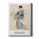 Hokusai woman poster