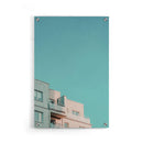 Kleur Contrast Gebouwen - Walljar