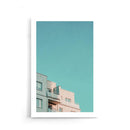 Kleur Contrast Gebouwen - Walljar