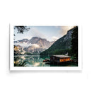 Waterhut landschap poster