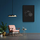 Citroen line art poster