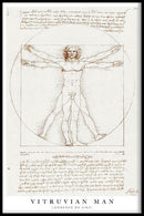 Vitruvian man poster