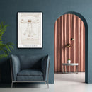 Vitruvian man poster