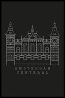 Lineart - Amsterdam Central - Walljar