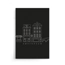Lineart - Amsterdam Houses - Walljar