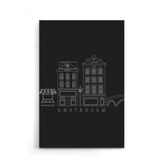 Lineart - Amsterdam Houses - Walljar