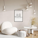 Lineart - Amsterdam Houses - Walljar