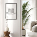Lineart - Amsterdam Houses - Walljar
