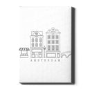 Lineart - Amsterdam Houses - Walljar