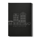 Lineart - Amsterdam Houses - Walljar