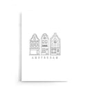 Lineart - Men's Houses - Walljar