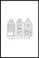 Lineart - Men's Houses - Walljar