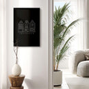 Lineart - Men's Houses - Walljar