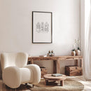 Lineart - Men's Houses - Walljar