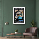 Los Angeles Graffiti Oog - Walljar