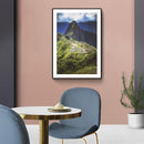 Dorp gebergte poster