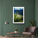 Dorp gebergte poster