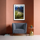 Dorp gebergte poster