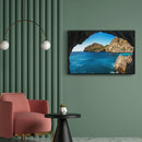 Grot bergen zee poster