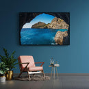 Grot bergen zee poster