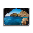 Grot bergen zee poster