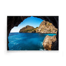 Grot bergen zee poster